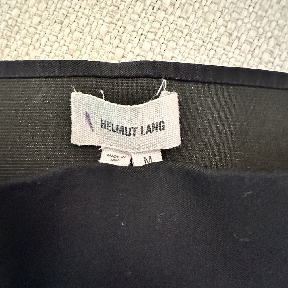 Helmut Lang Black Classic Minimalist Capsule Skinny Pants Stretch - Picture 2 of 5